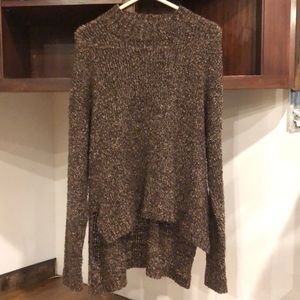 Sun & Shadow Mock Neck Sweater